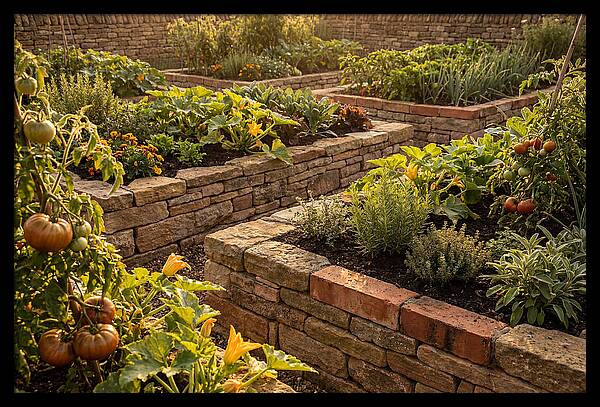 Productive Kitchen Garden Serenity