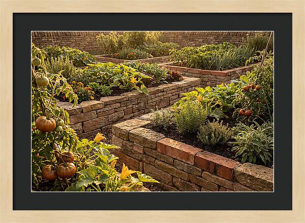 Productive Kitchen Garden Serenity