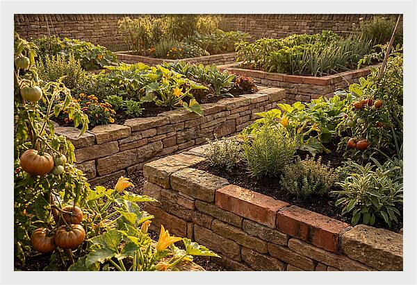 Productive Kitchen Garden Serenity