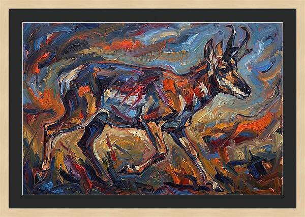 Pronghorn In Motion