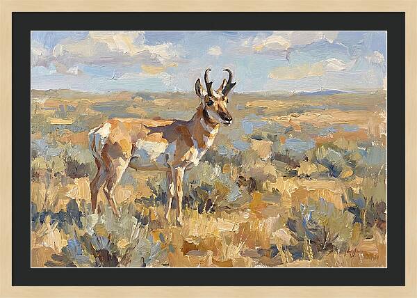 Pronghorn In The Wild