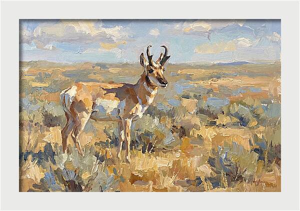 Pronghorn In The Wild