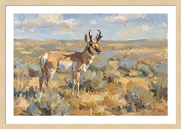 Pronghorn In The Wild
