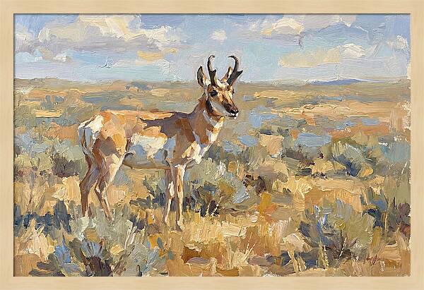 Pronghorn In The Wild