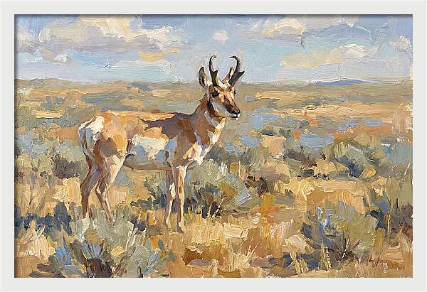 Pronghorn In The Wild