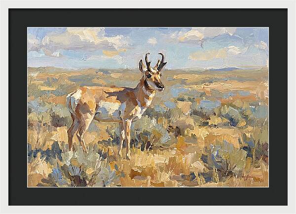 Pronghorn In The Wild