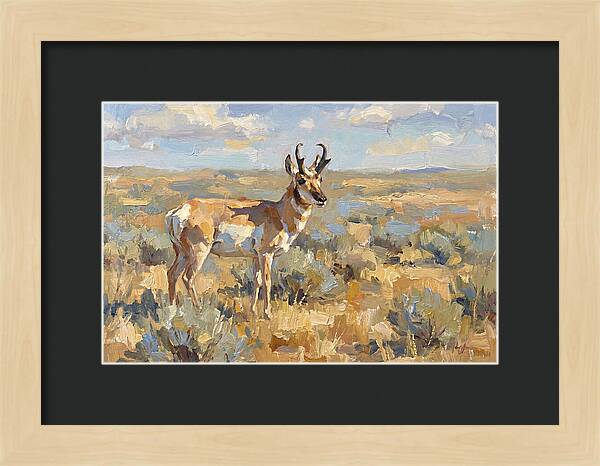 Pronghorn In The Wild