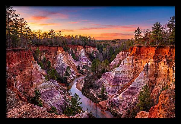 Providence Canyon Sunset View