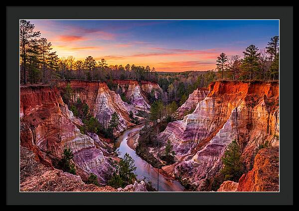 Providence Canyon Sunset View