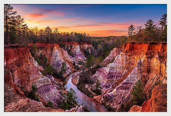 Providence Canyon Sunset View