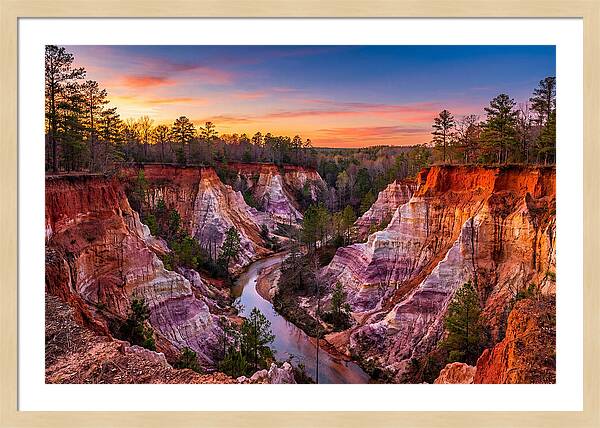 Providence Canyon Sunset View