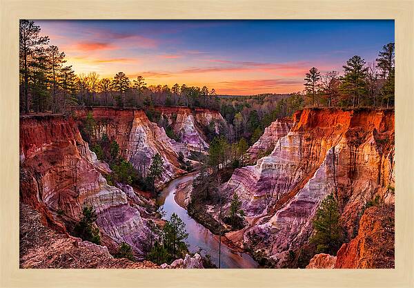 Providence Canyon Sunset View
