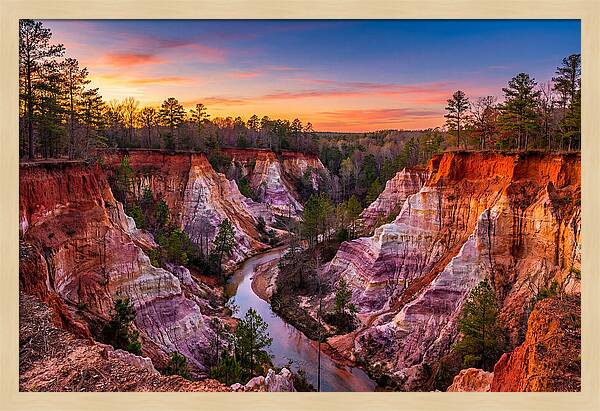 Providence Canyon Sunset View