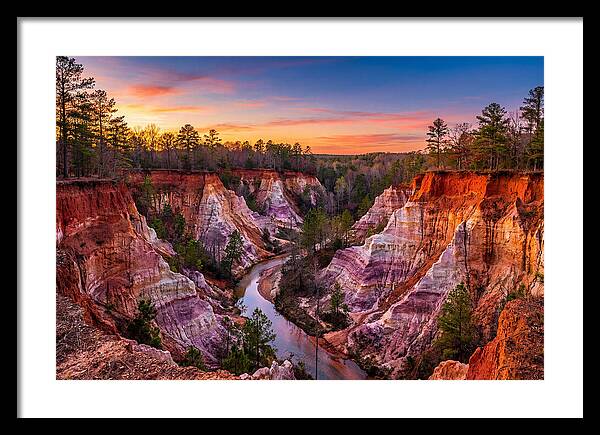 Providence Canyon Sunset View