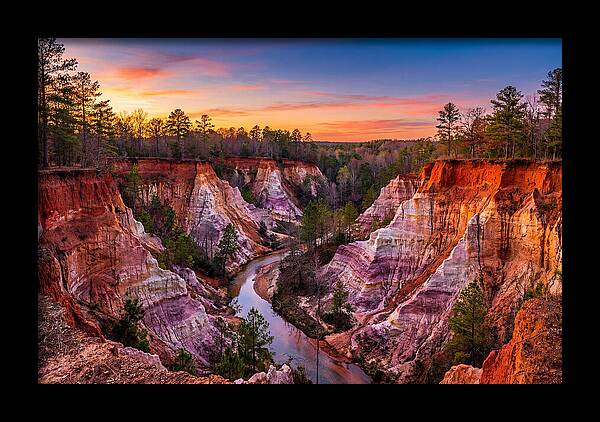 Providence Canyon Sunset View