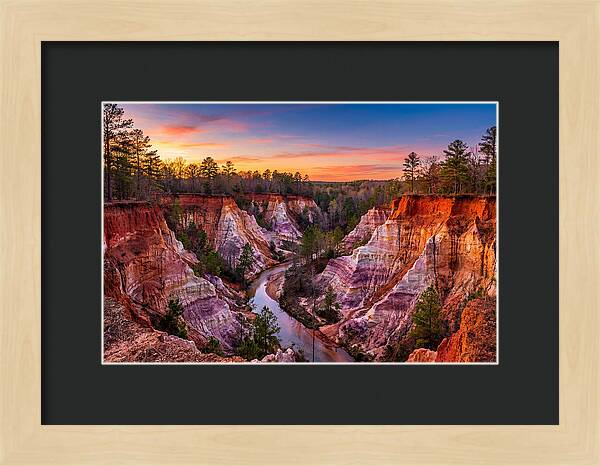 Providence Canyon Sunset View