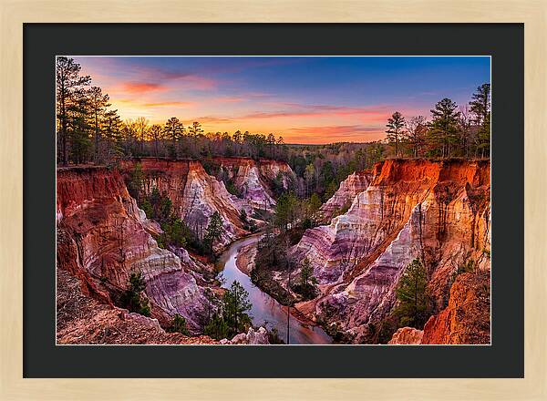 Providence Canyon Sunset View