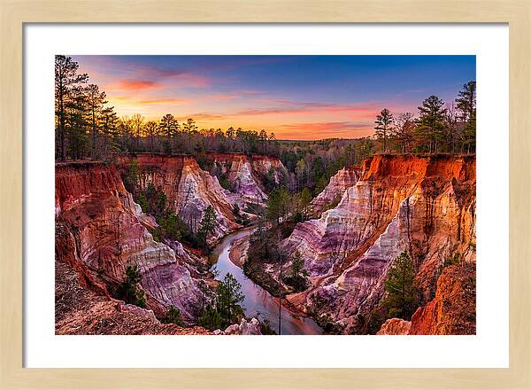 Providence Canyon Sunset View