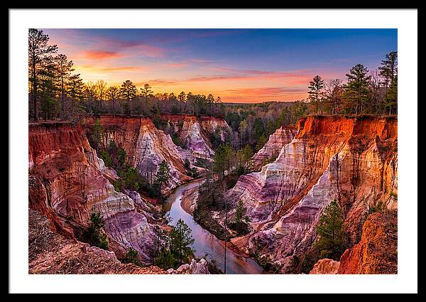Providence Canyon Sunset View