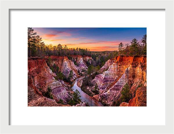 Providence Canyon Sunset View
