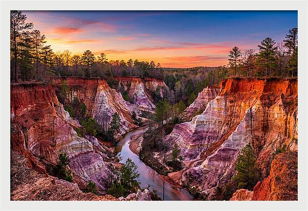 Providence Canyon Sunset View