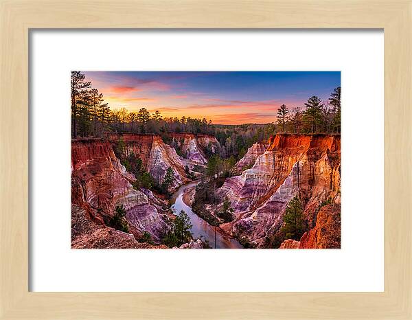 Providence Canyon Sunset View
