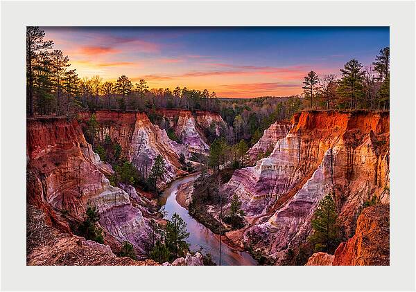 Providence Canyon Sunset View