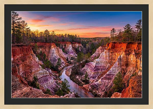 Providence Canyon Sunset View