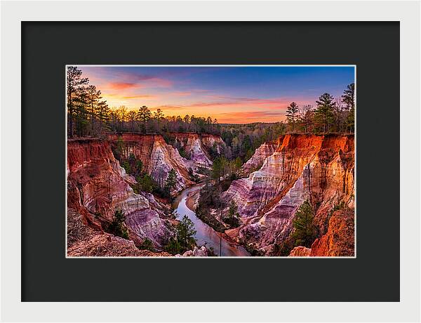 Providence Canyon Sunset View