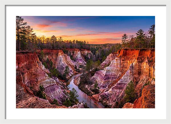 Providence Canyon Sunset View