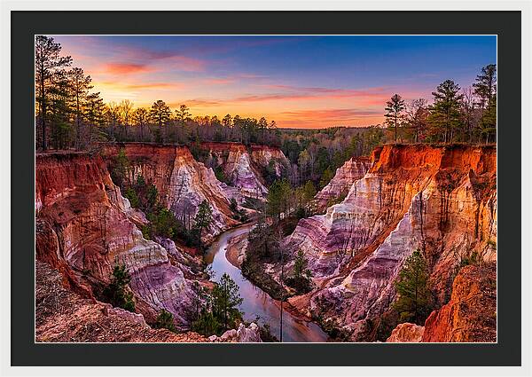 Providence Canyon Sunset View