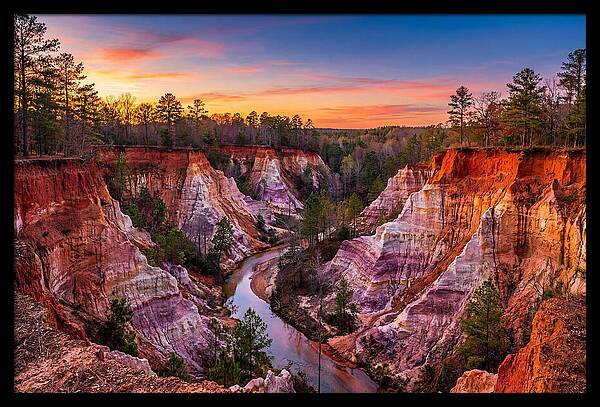 Providence Canyon Sunset View