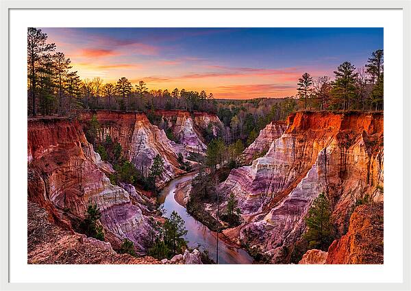 Providence Canyon Sunset View
