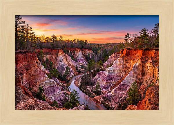 Providence Canyon Sunset View