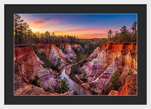 Providence Canyon Sunset View
