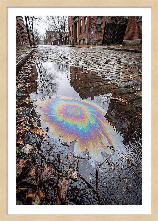 Puddle Oil Rainbow