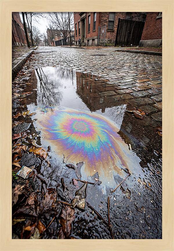 Puddle Oil Rainbow