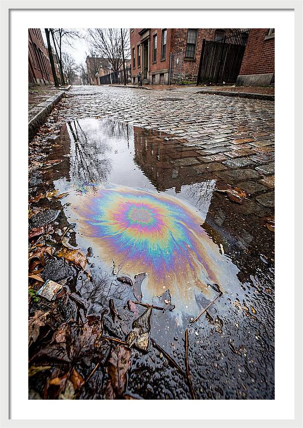Puddle Oil Rainbow