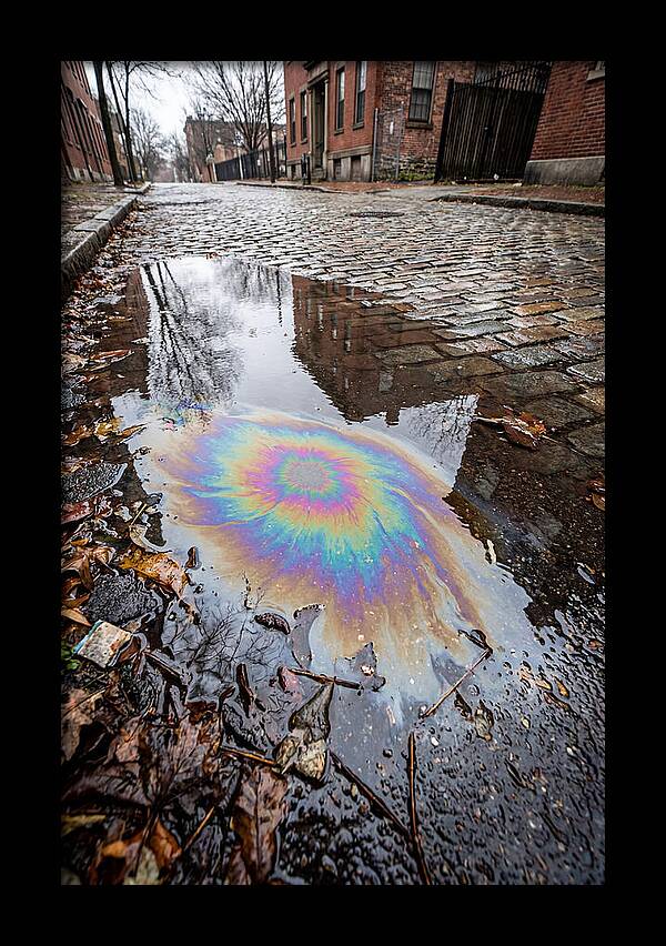 Puddle Oil Rainbow