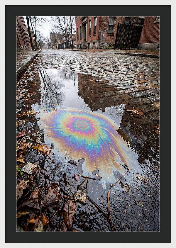 Puddle Oil Rainbow