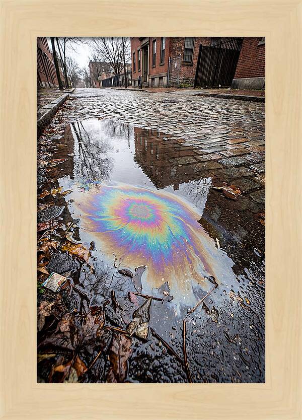 Puddle Oil Rainbow