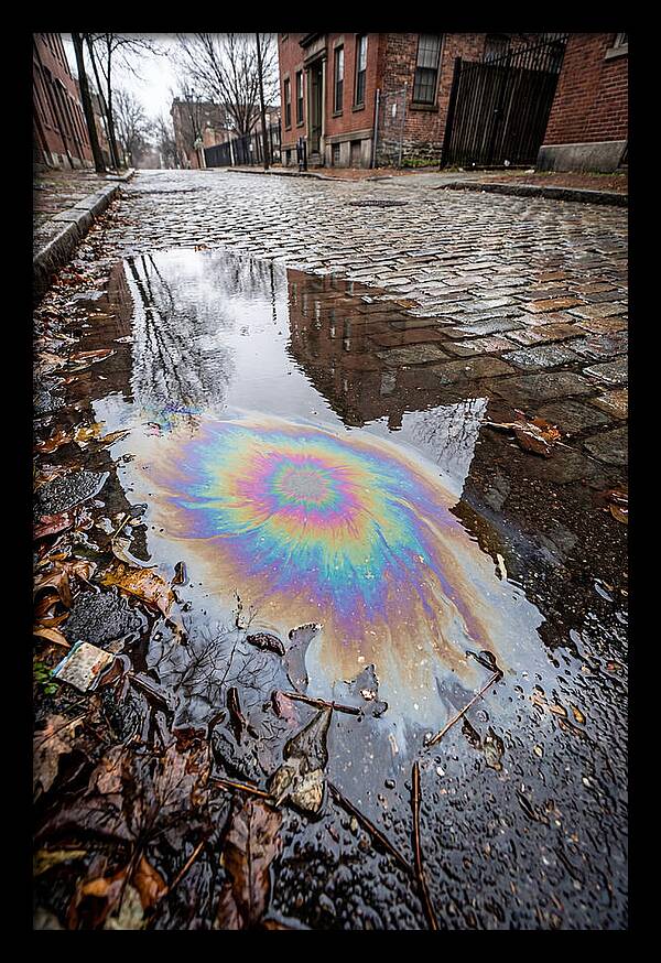 Puddle Oil Rainbow