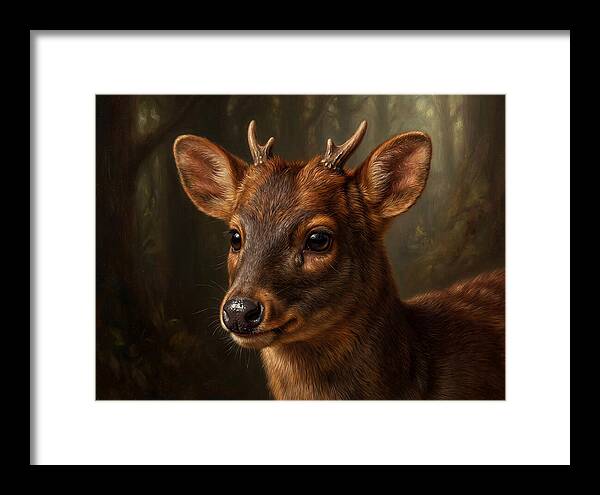 Pudu Hidden In The Forest