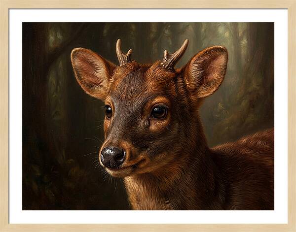 Pudu Hidden In The Forest