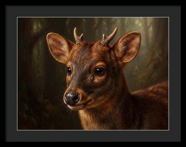 Pudu Hidden In The Forest