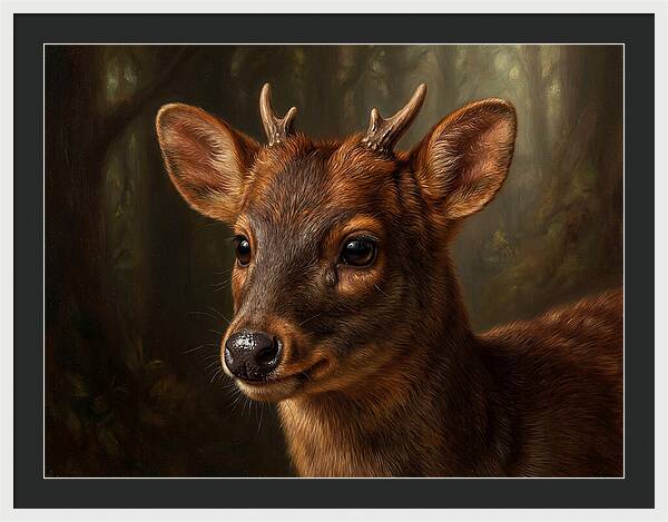 Pudu Hidden In The Forest