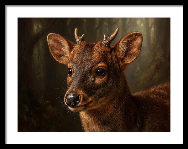 Pudu Hidden In The Forest