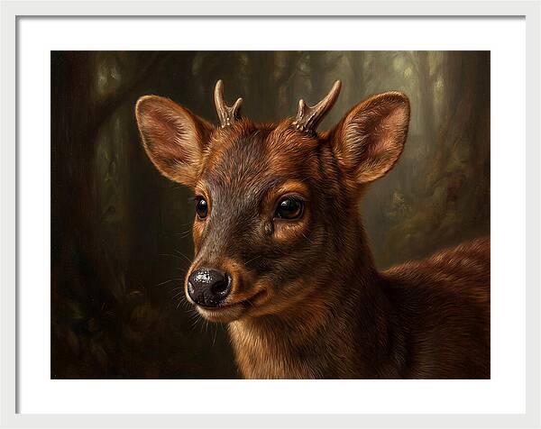 Pudu Hidden In The Forest