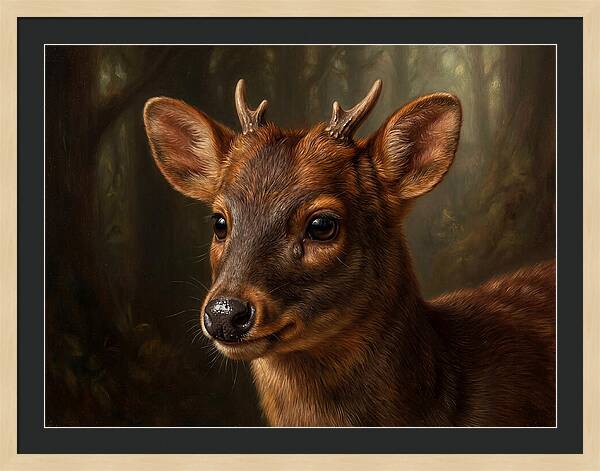 Pudu Hidden In The Forest