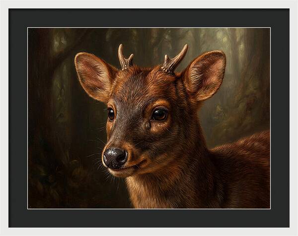 Pudu Hidden In The Forest